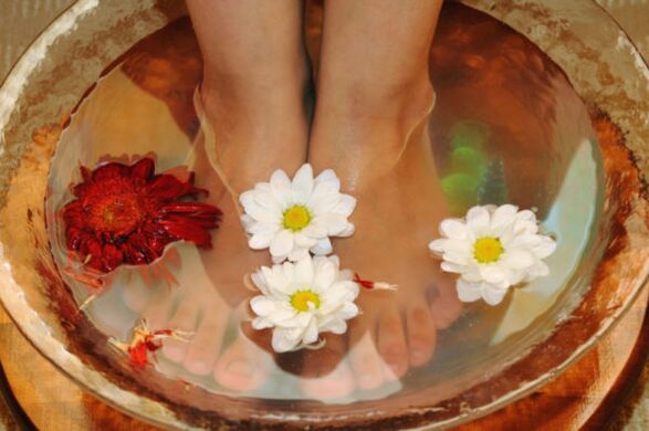 therapeutic foot baths for psoriasis